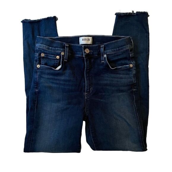 AGOLDE | dark blue sophie crop jeans 29 - Picture 5 of 10